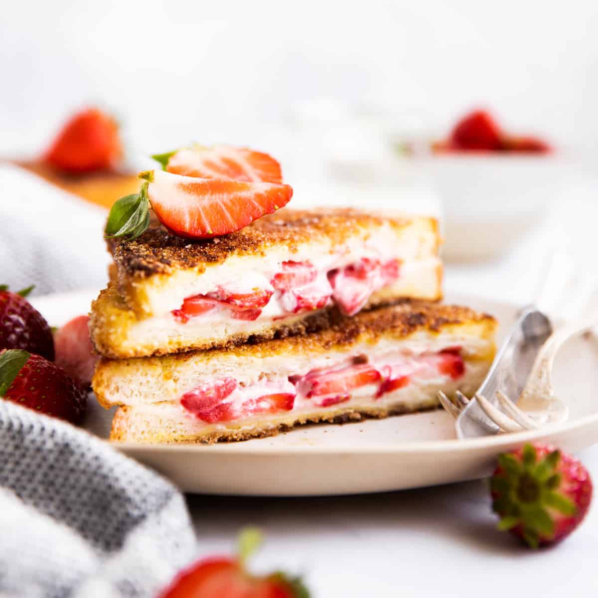 Sweet and Savory French Toast Sandwich
