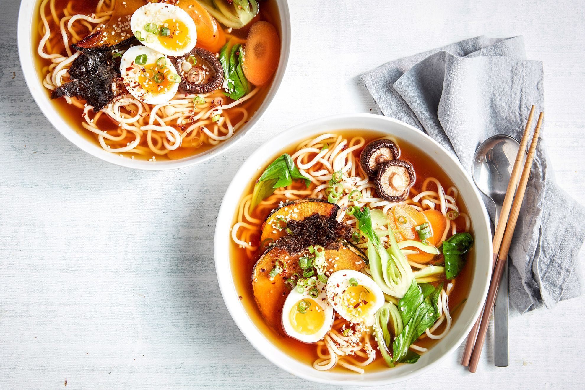 Ultimate vegetarian ramen bowl